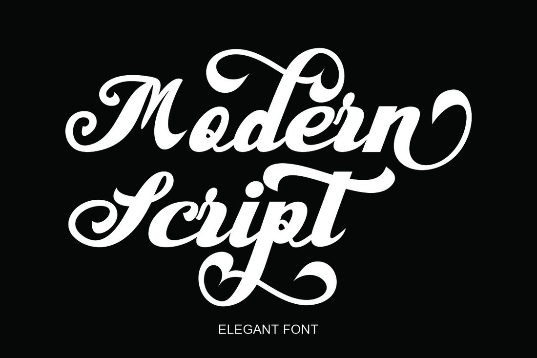 フォント Modern Script