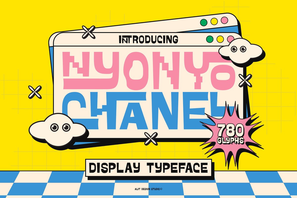 フォント Nyonyo Chanel