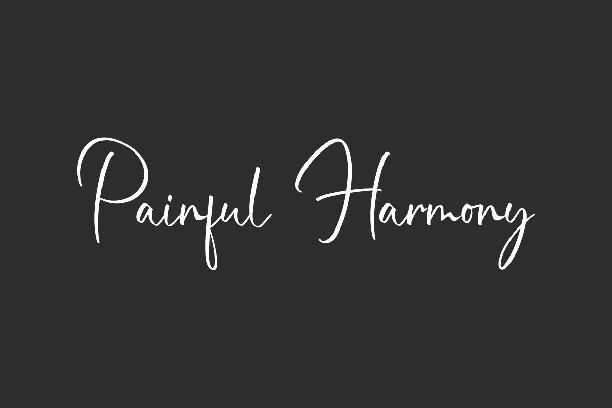 フォント Painful Harmony