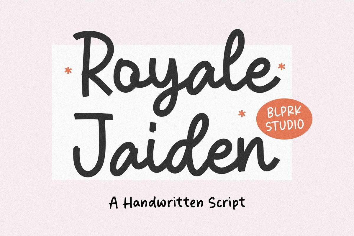 フォント Royale Jaiden