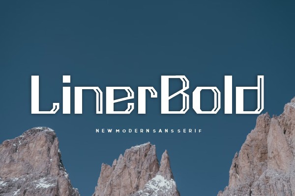フォント Linerbold
