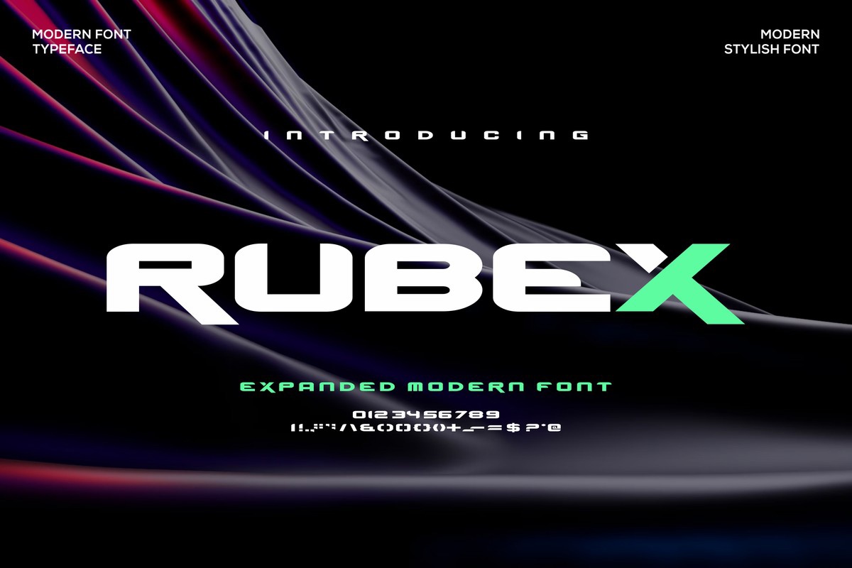 フォント Rubex