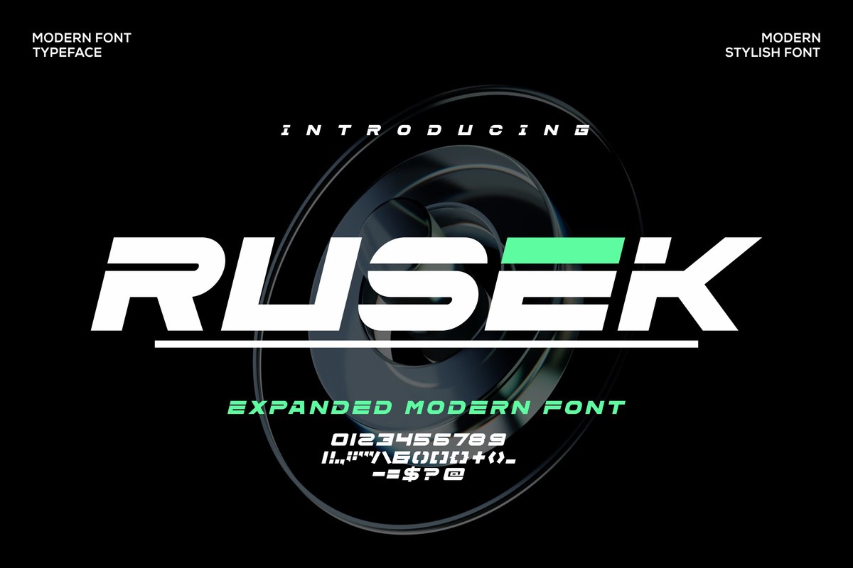 フォント Rusek