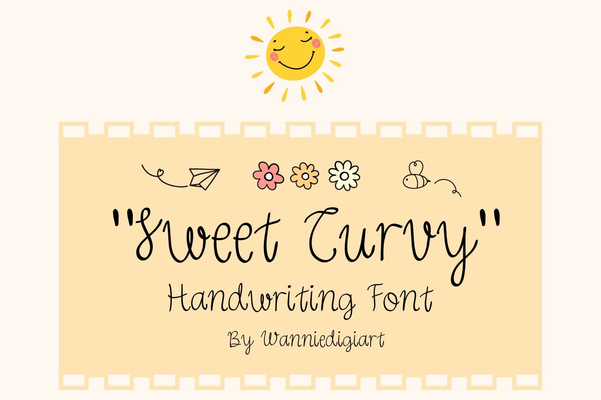 フォント Sweet Curvy