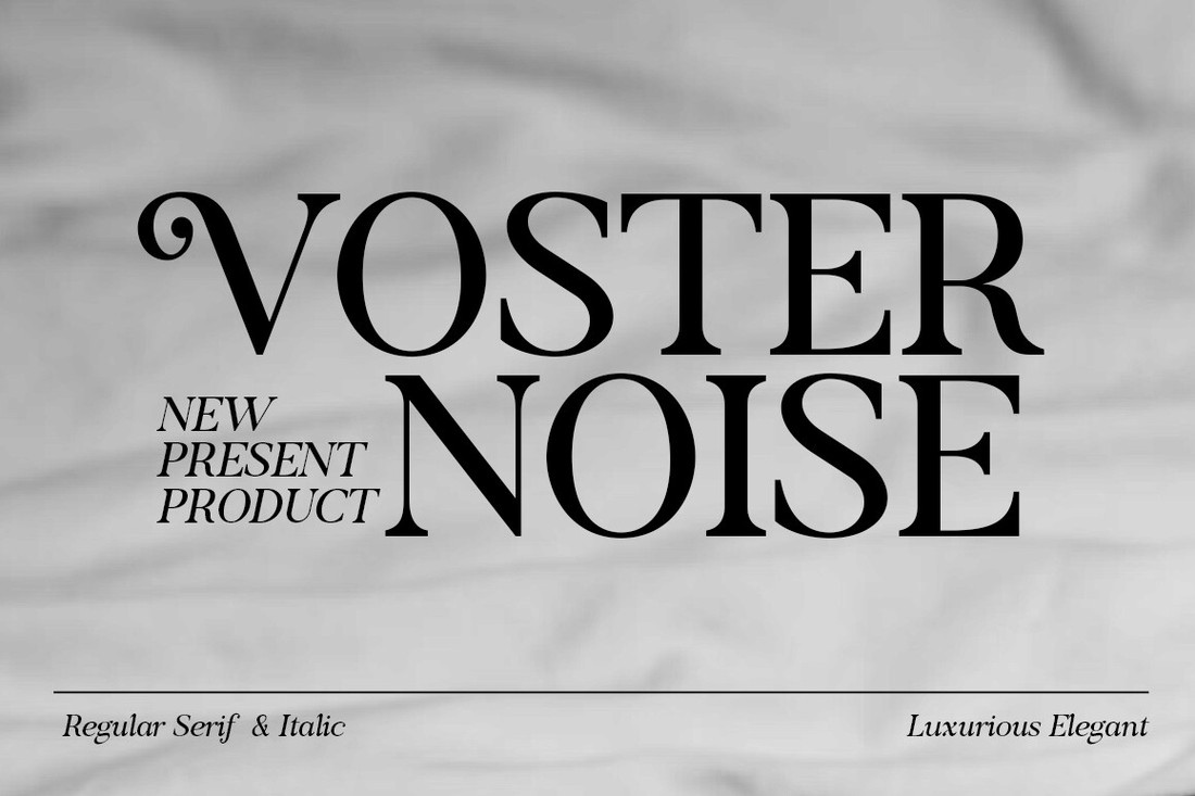 フォント Voster Noise