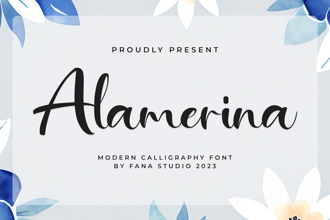 フォント Alamerina