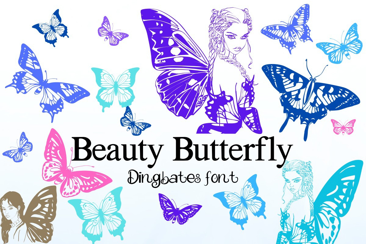 フォント Beauty Butterfly