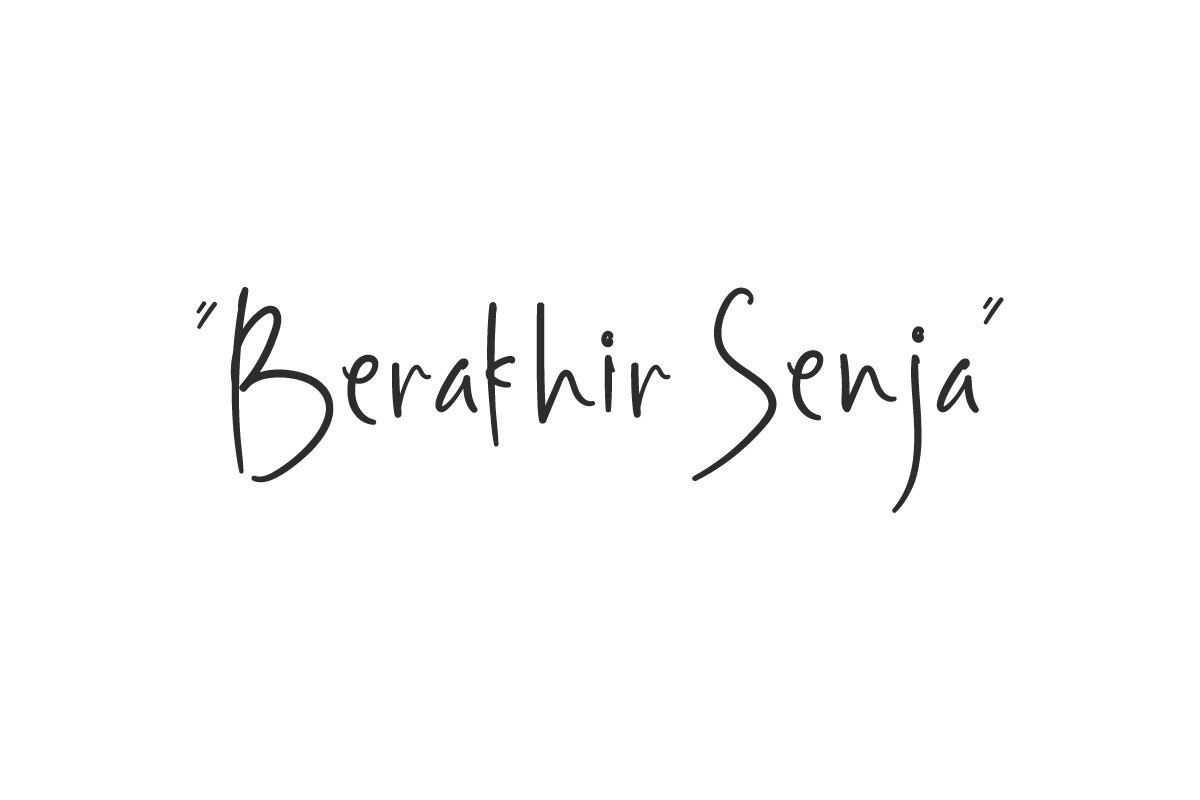 フォント Berakhir Senja