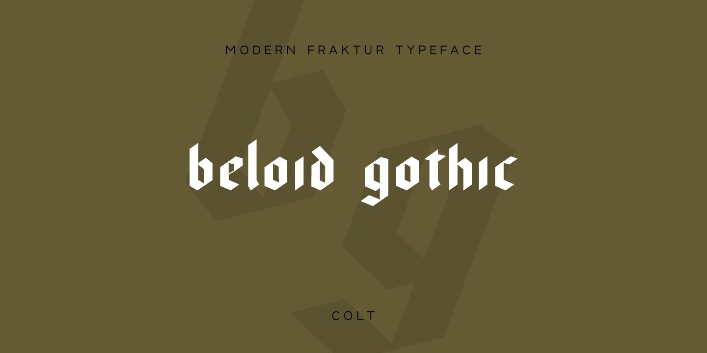 フォント Beloid Gothic