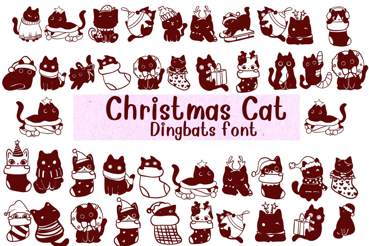 フォント Christmas Cats