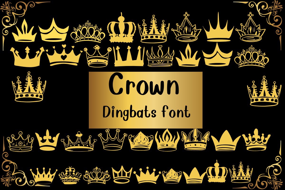 フォント Crown