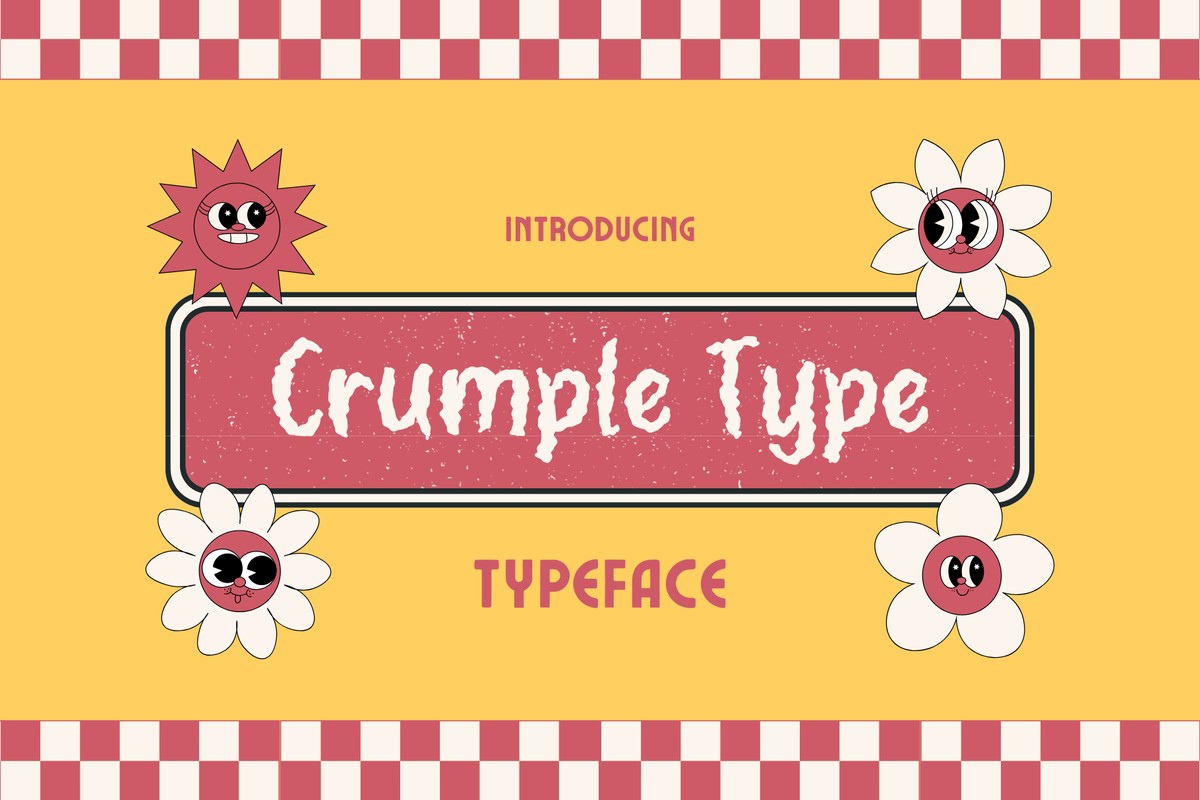 フォント Crumple Type