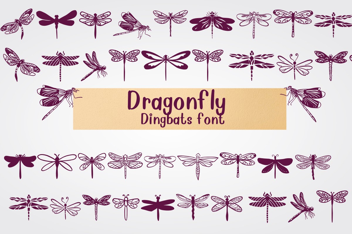 フォント Dragonfly