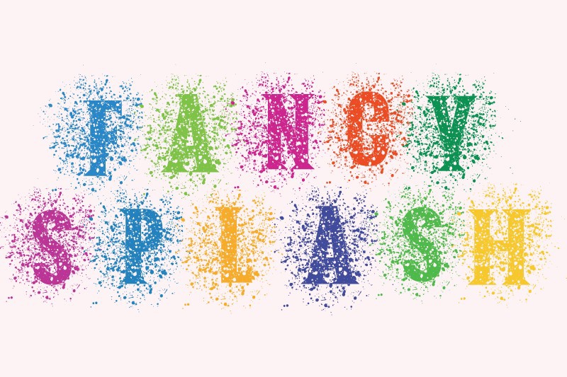 フォント Fancy Splash