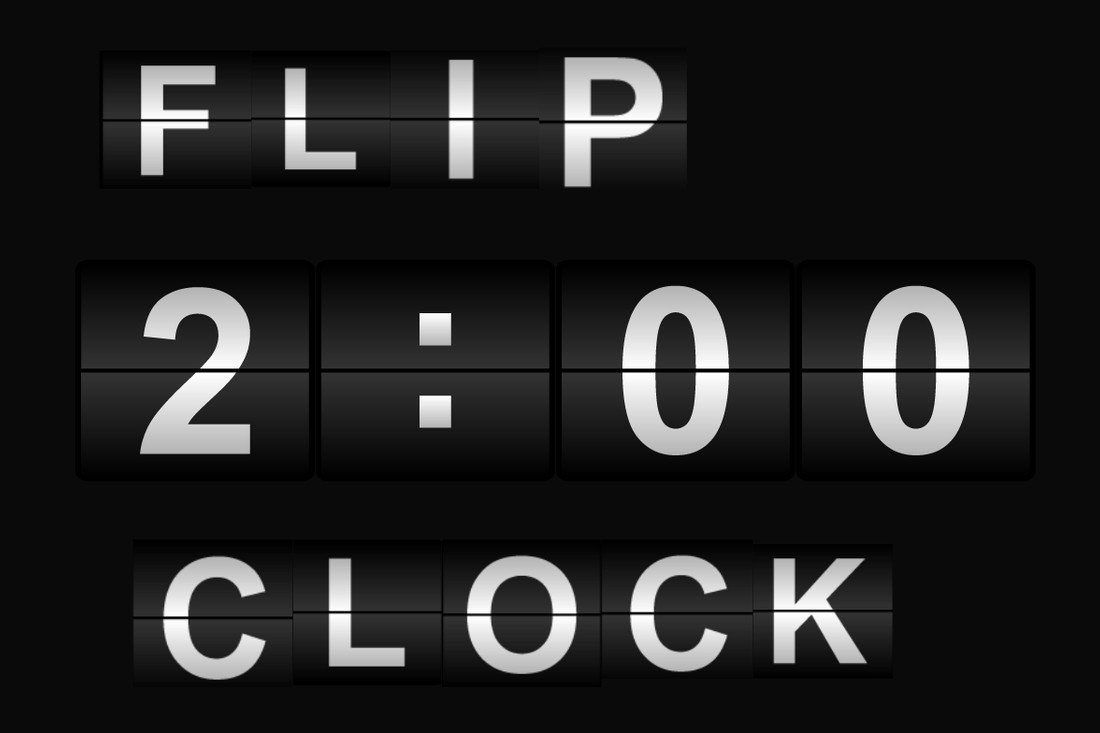 フォント Flip Clock