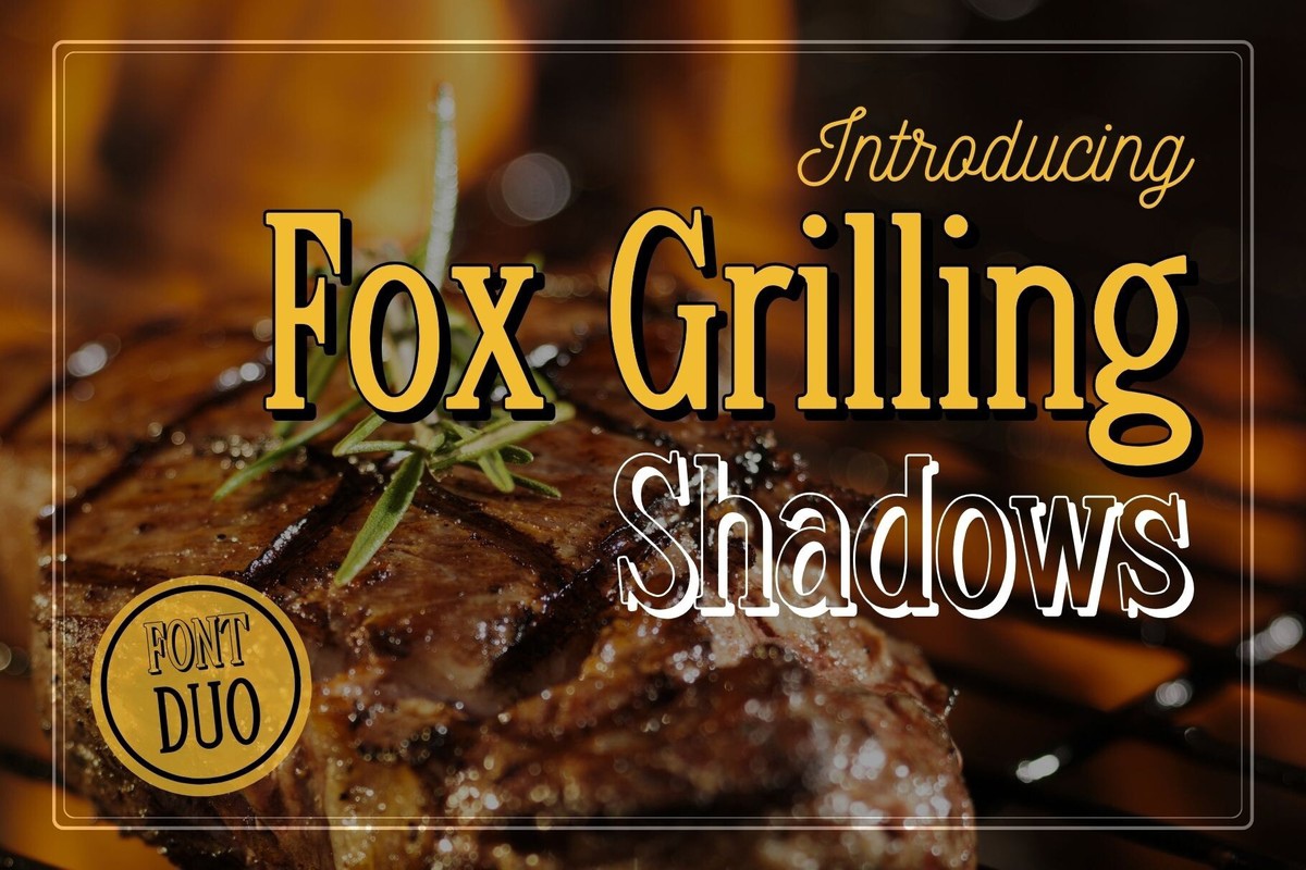 フォント Fox Grilling