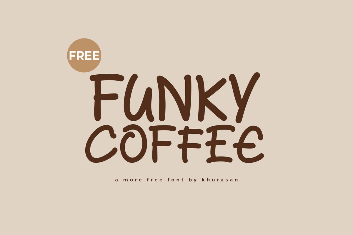 フォント Funky Coffee