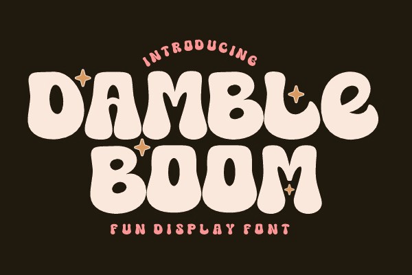 フォント Damble Boom