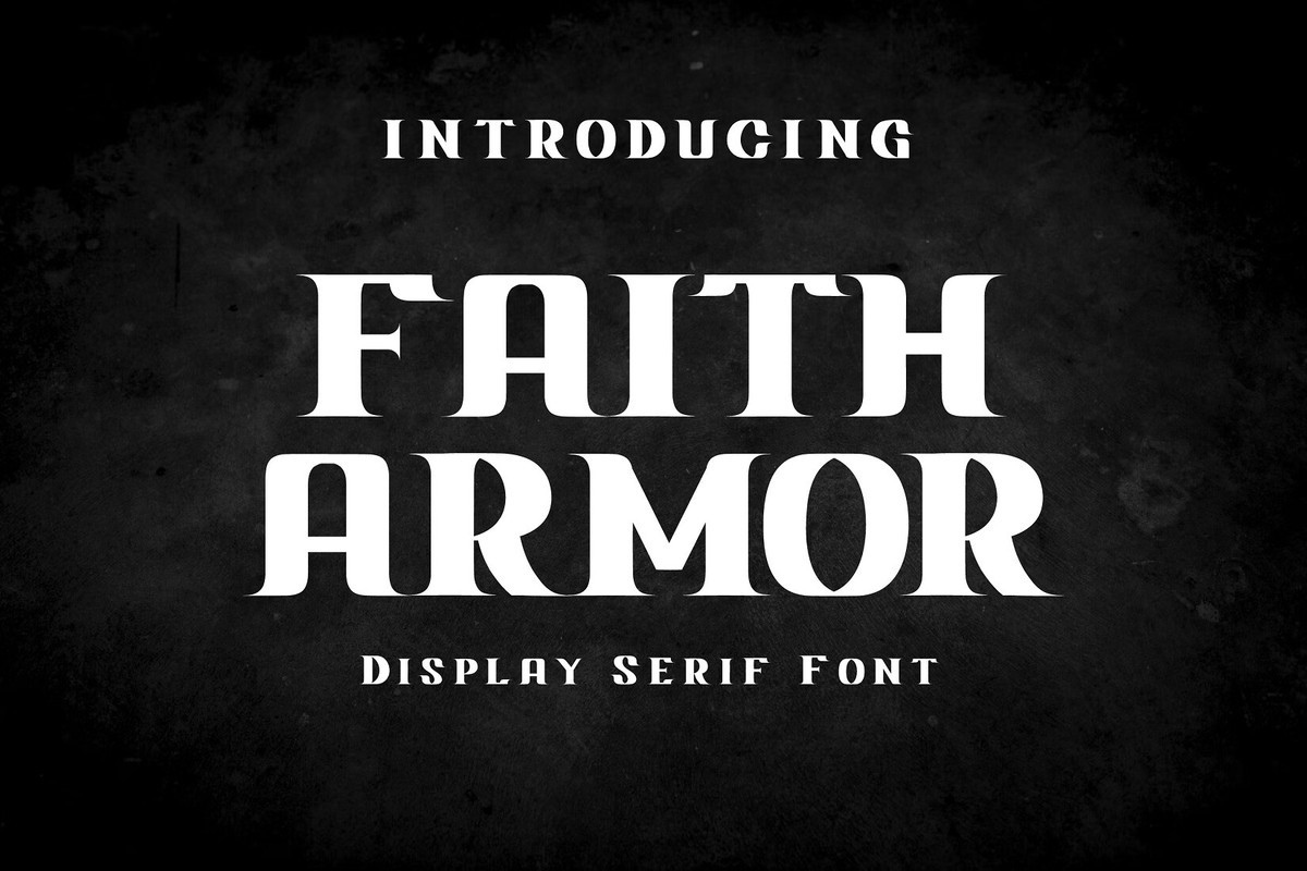 フォント Faith Armor