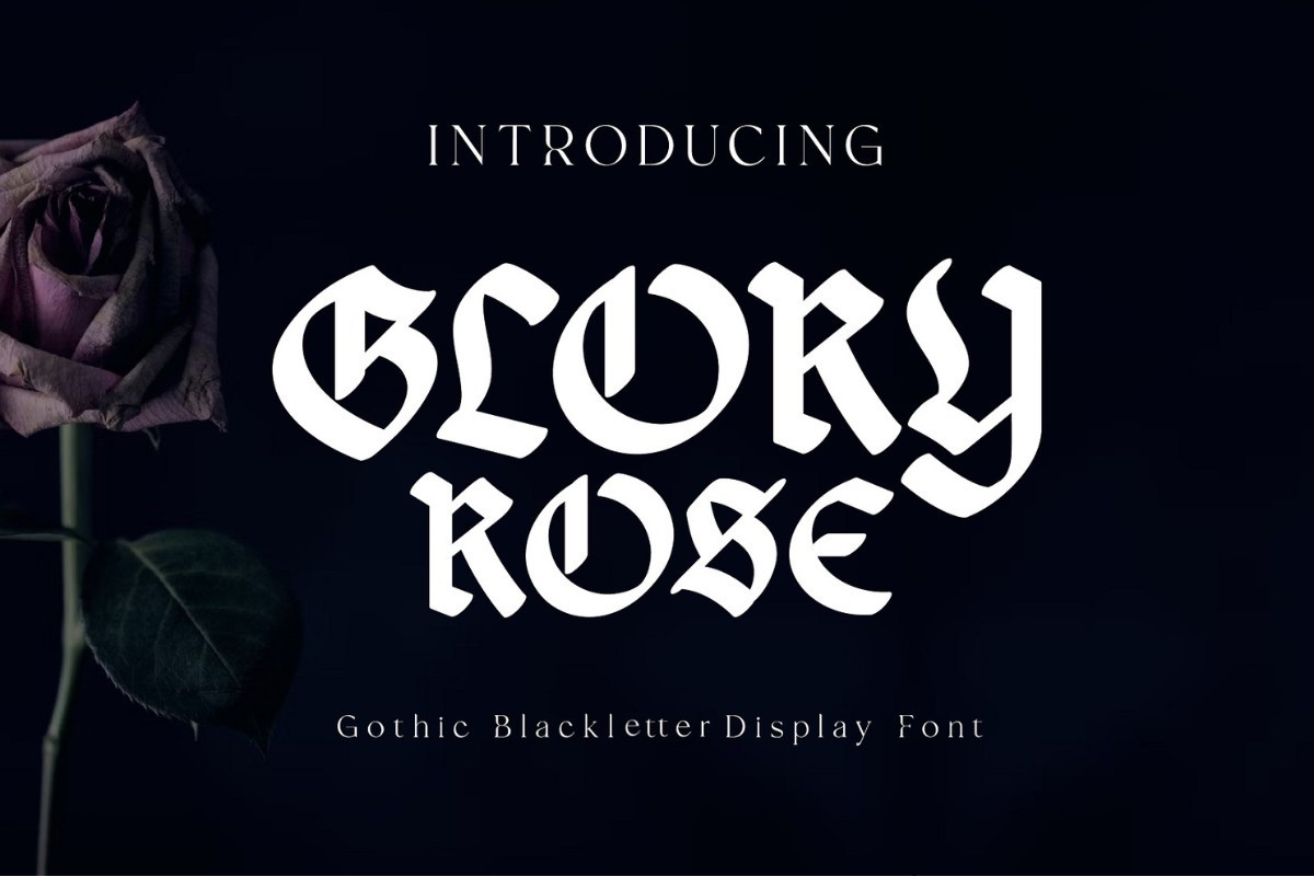 フォント Glory Rose