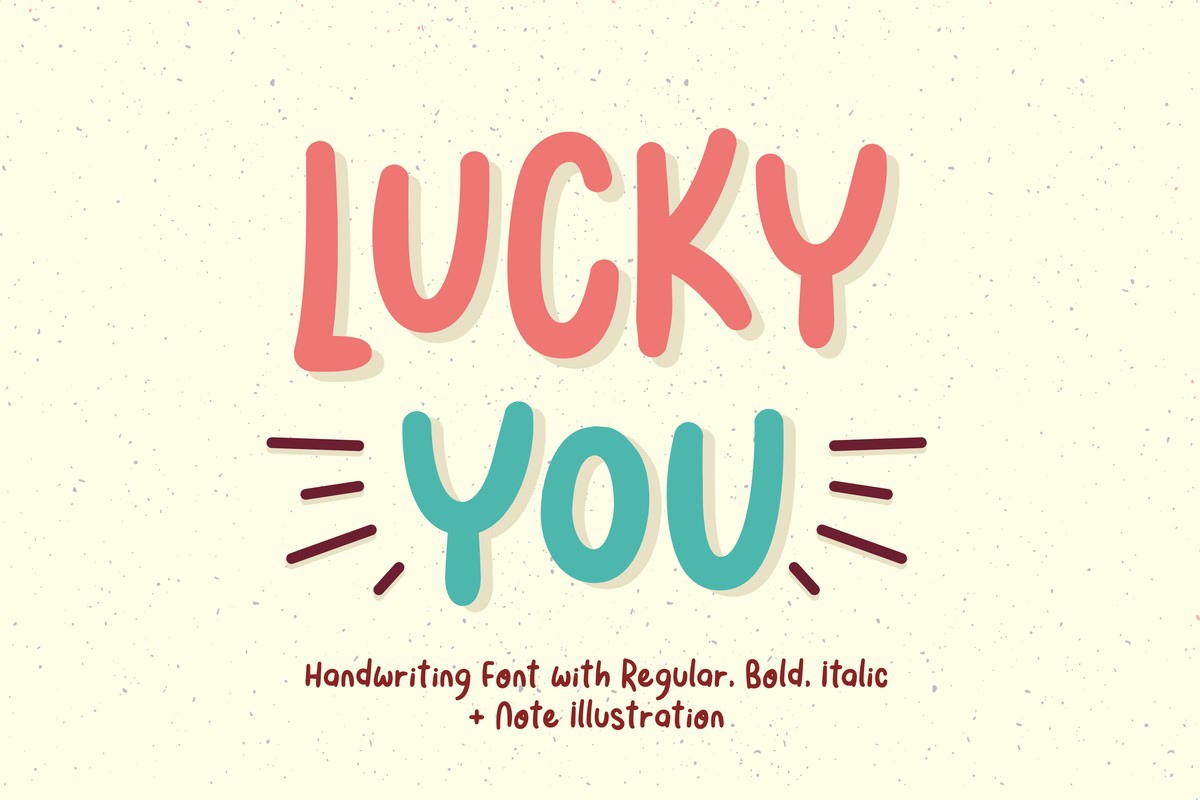 フォント Lucky You