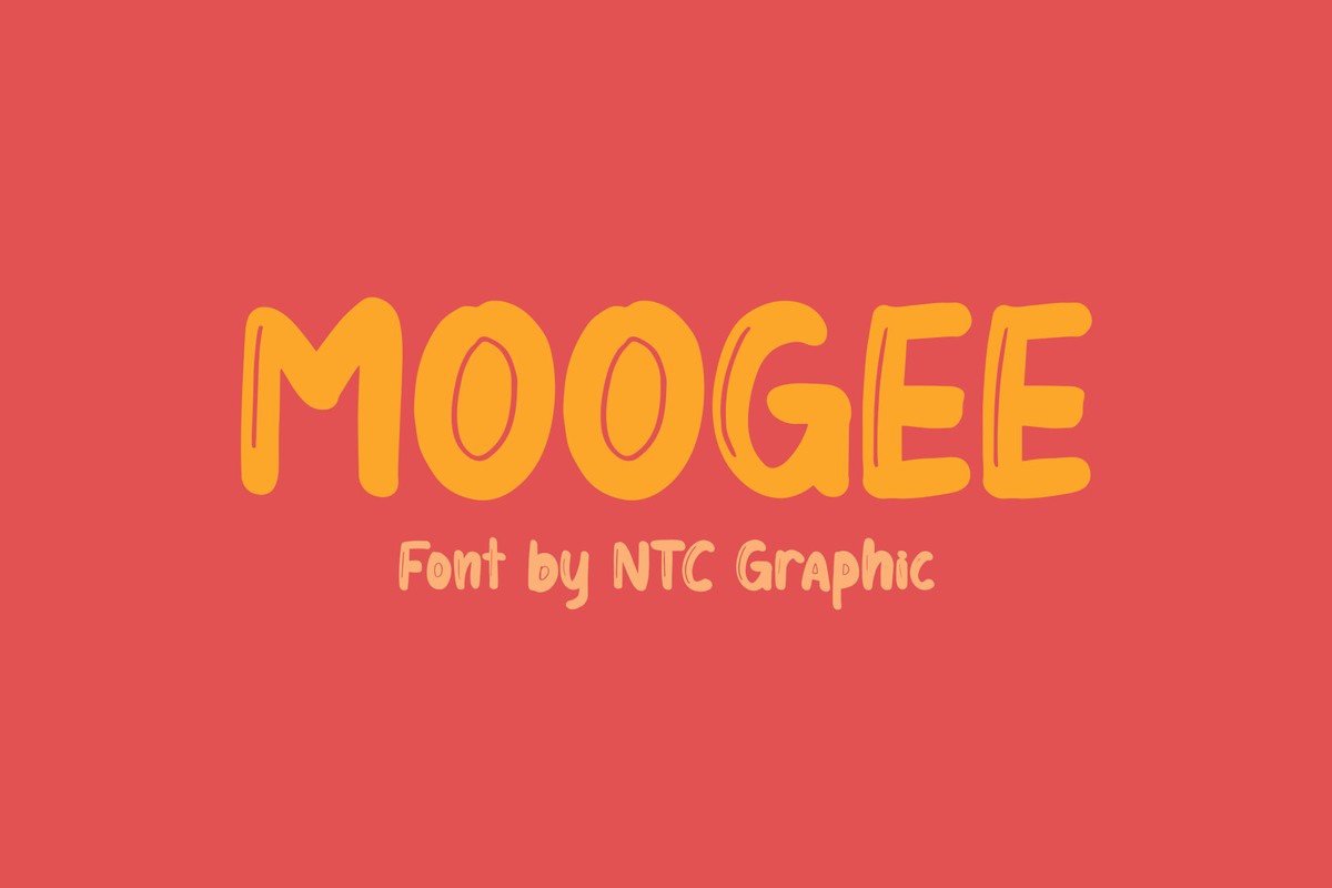 フォント Moogee