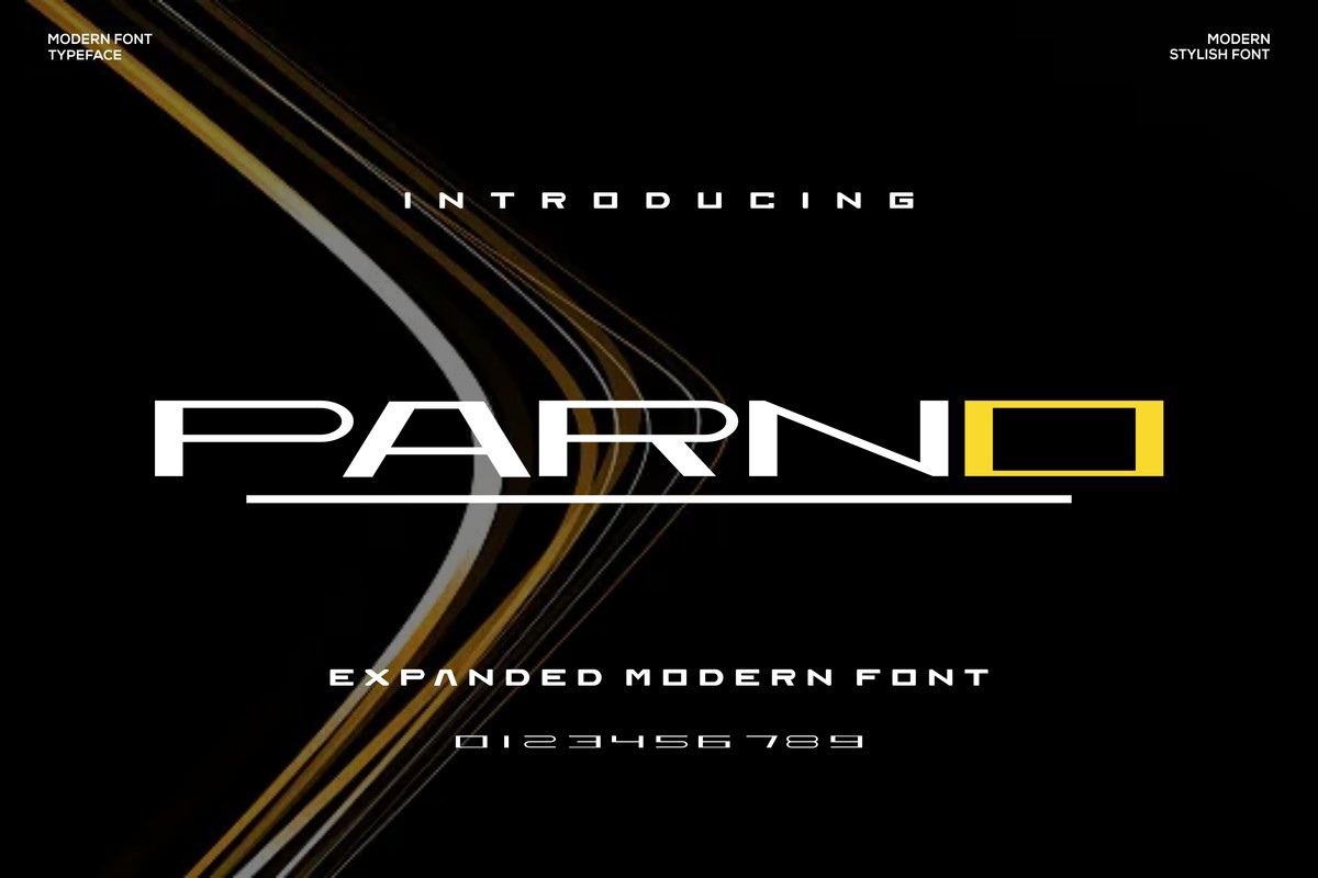 フォント Parno