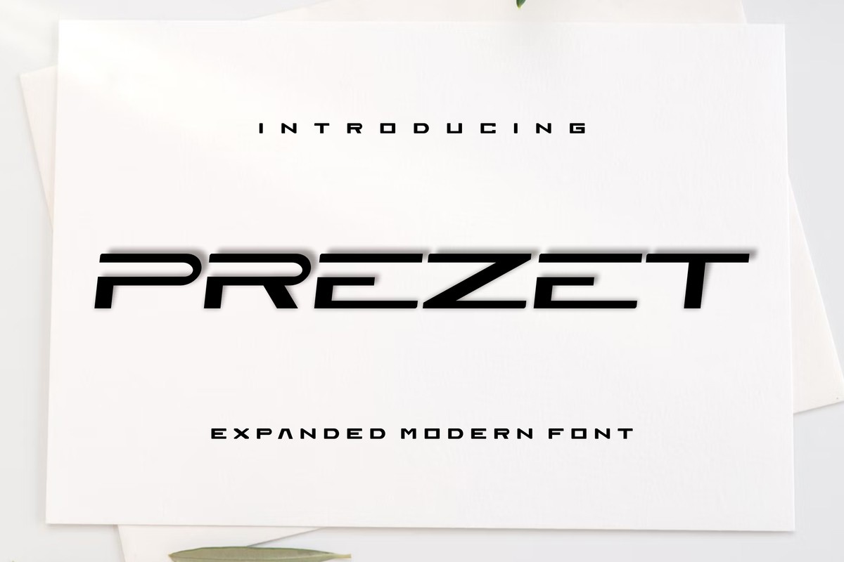 フォント Prezet