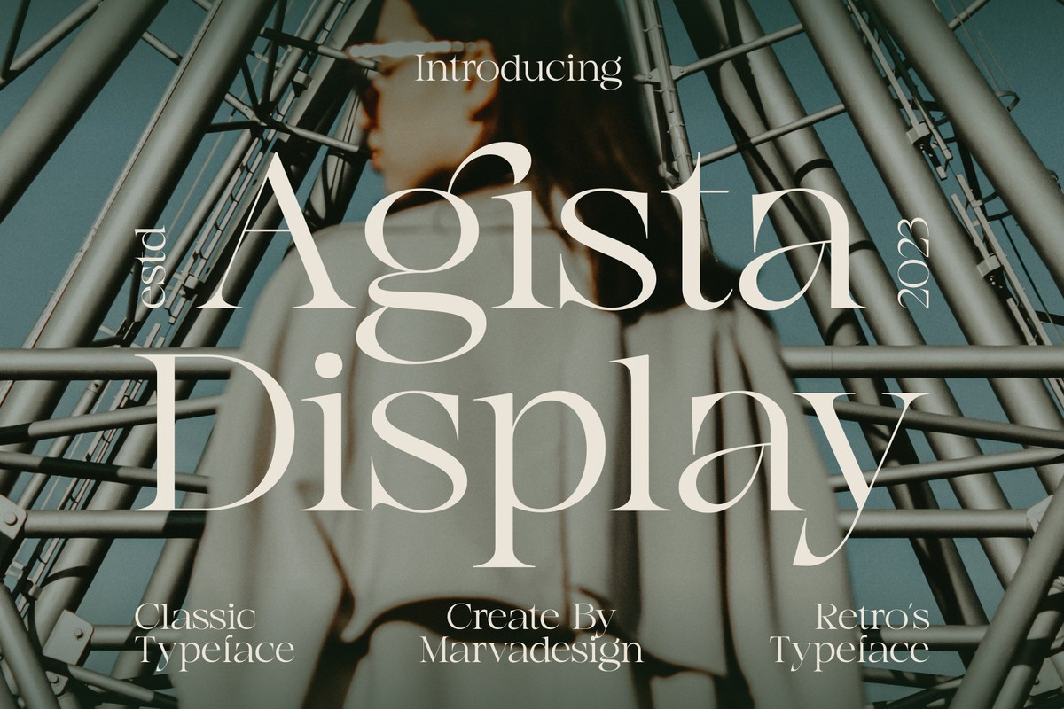 フォント Agista Display