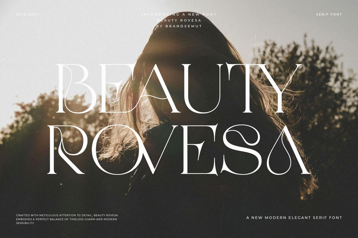 フォント Beauty Rovesa