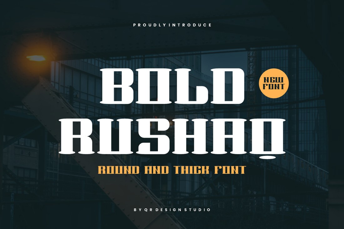 フォント Bold Rushaq