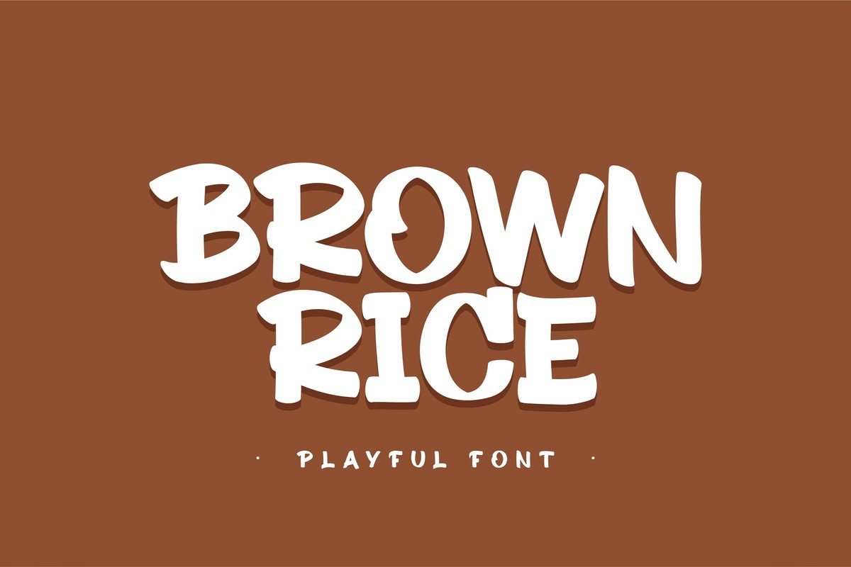 フォント Brown Rice