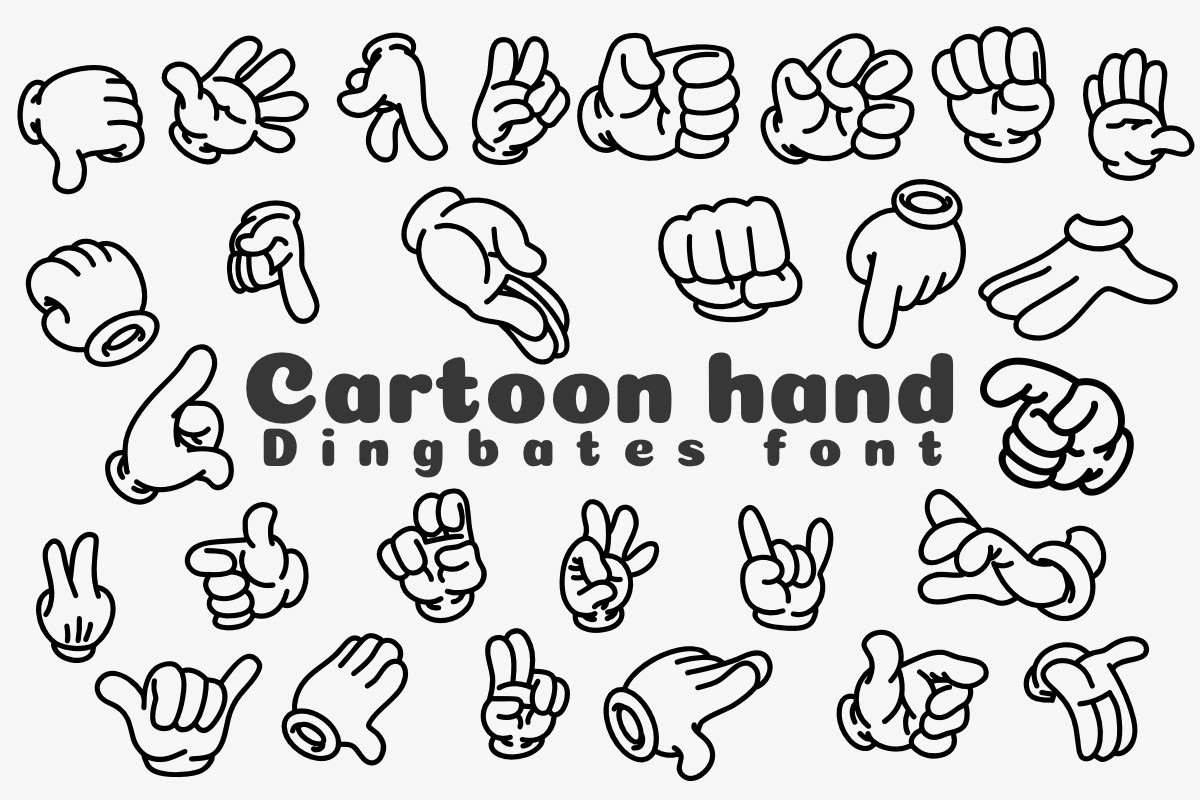 フォント Cartoon Hand