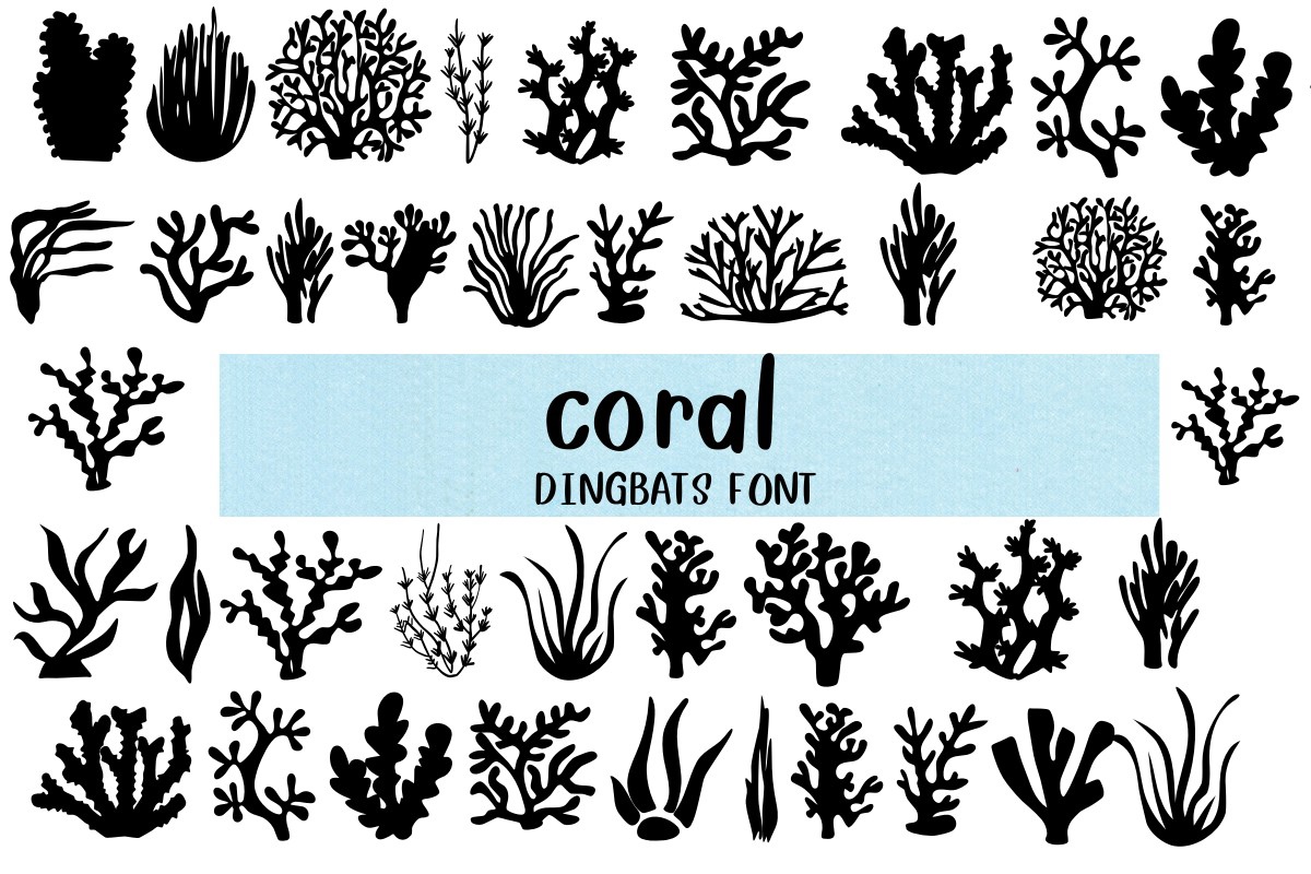 フォント Coral
