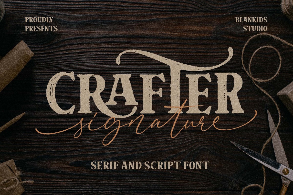 フォント Crafter Signature