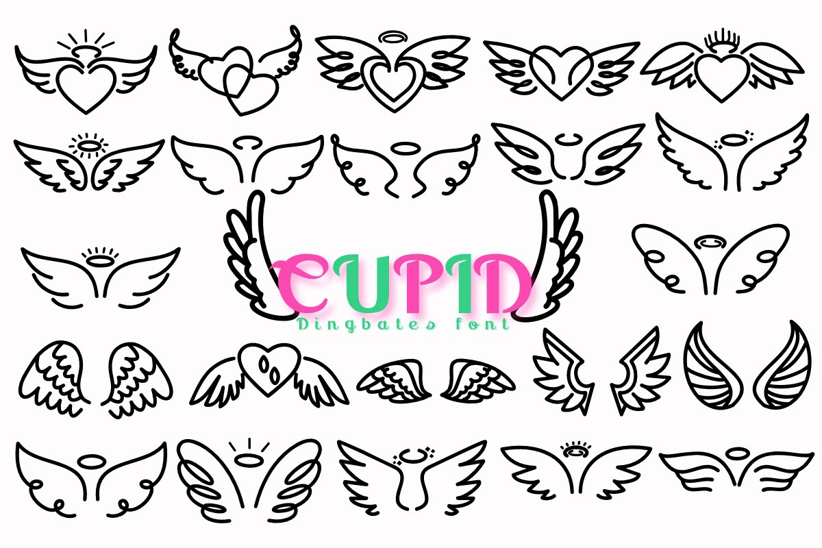 フォント Cupid