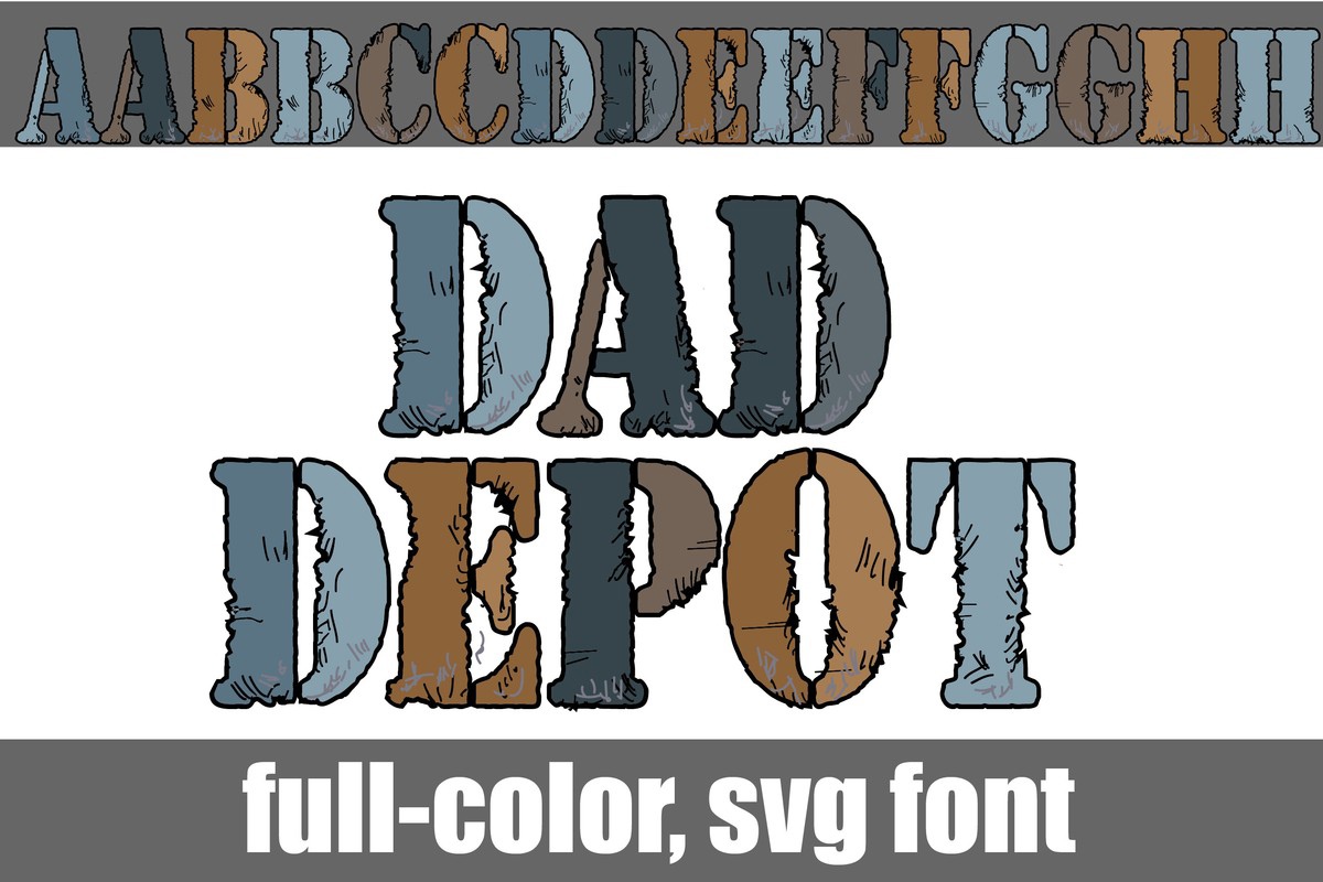 フォント Dad Depot CF