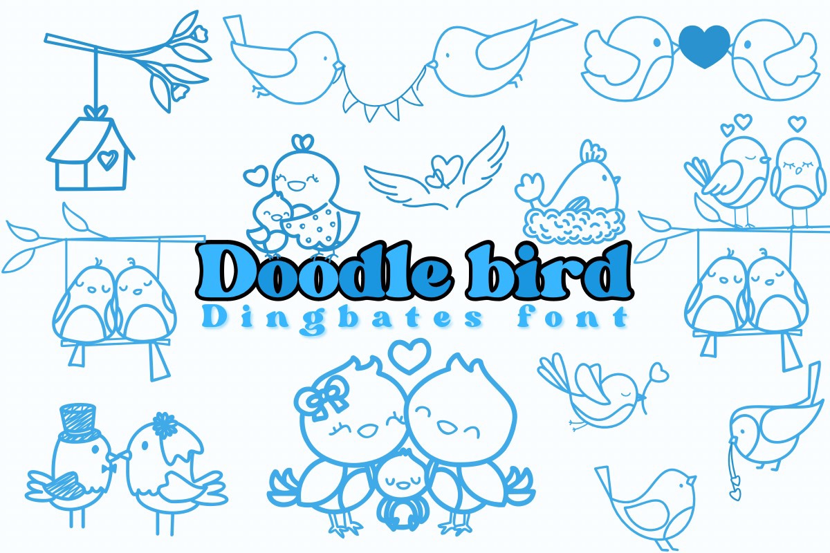 フォント Doodle Bird
