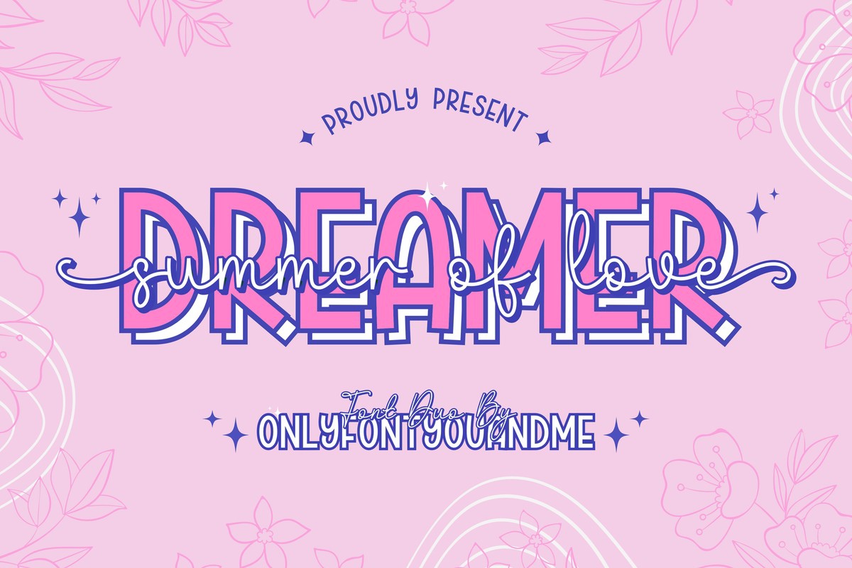 フォント Dreamer Summer of Love