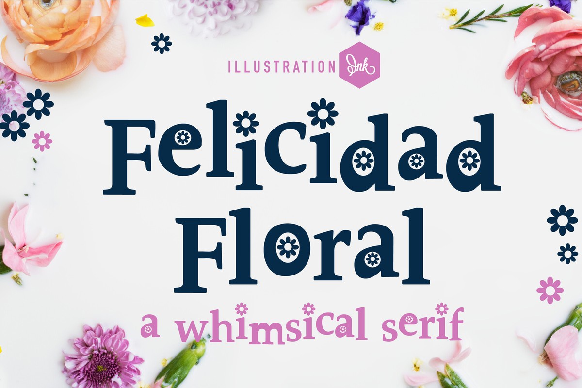 フォント ZP Felicidad Floral