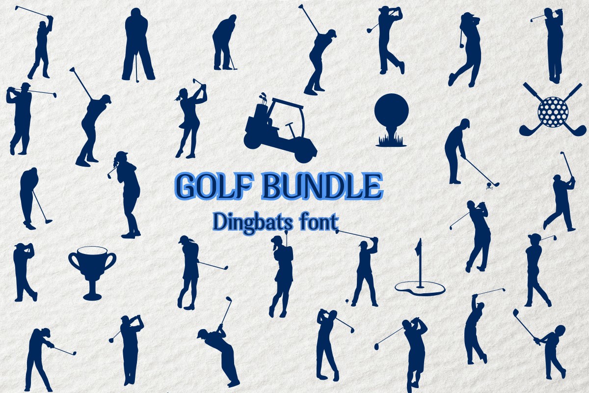 フォント Golf Bundle