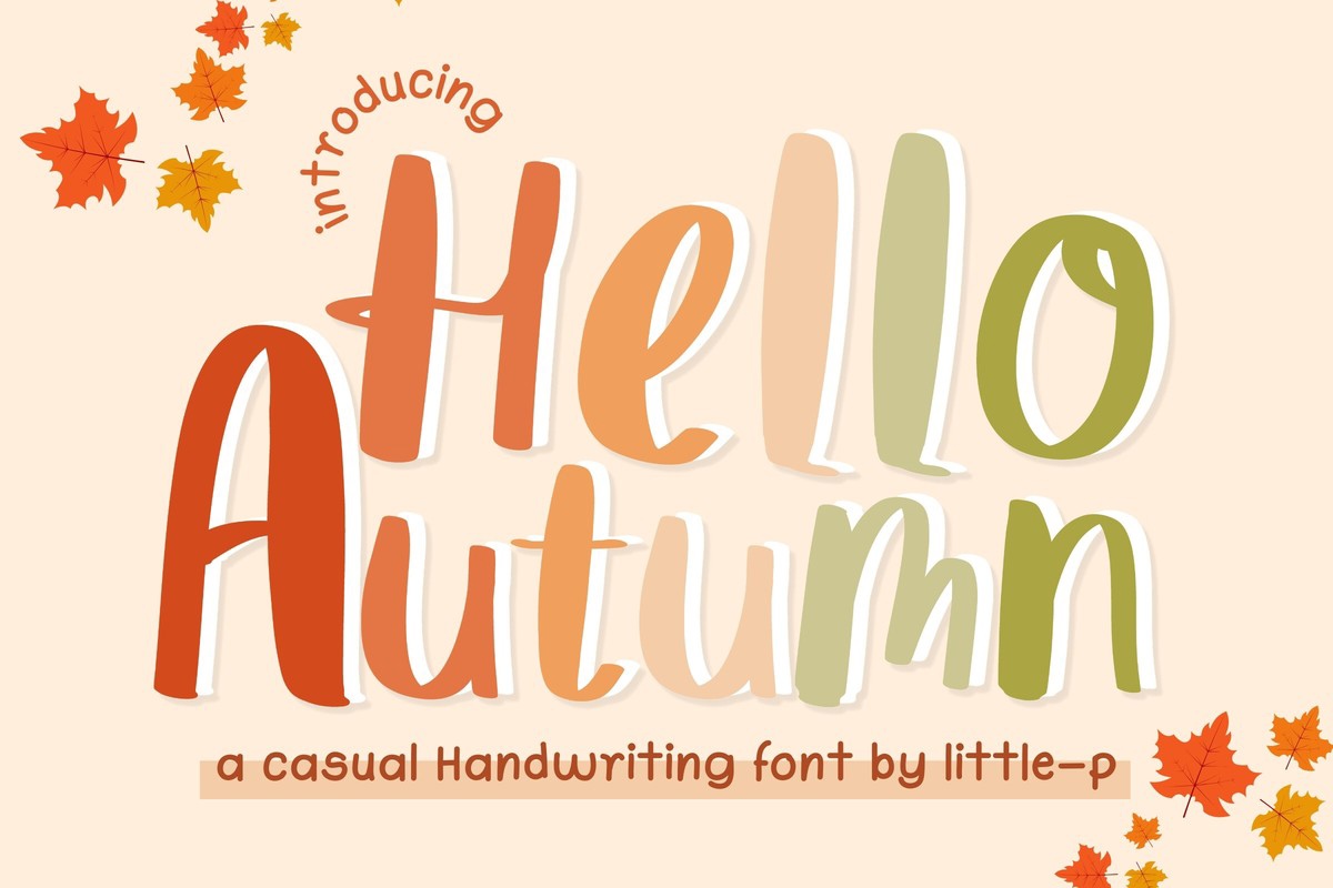フォント Hello Autumn
