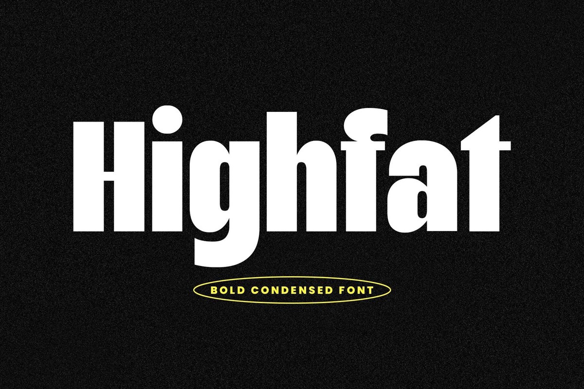 フォント Highfat