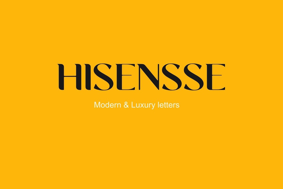 フォント Hisensse