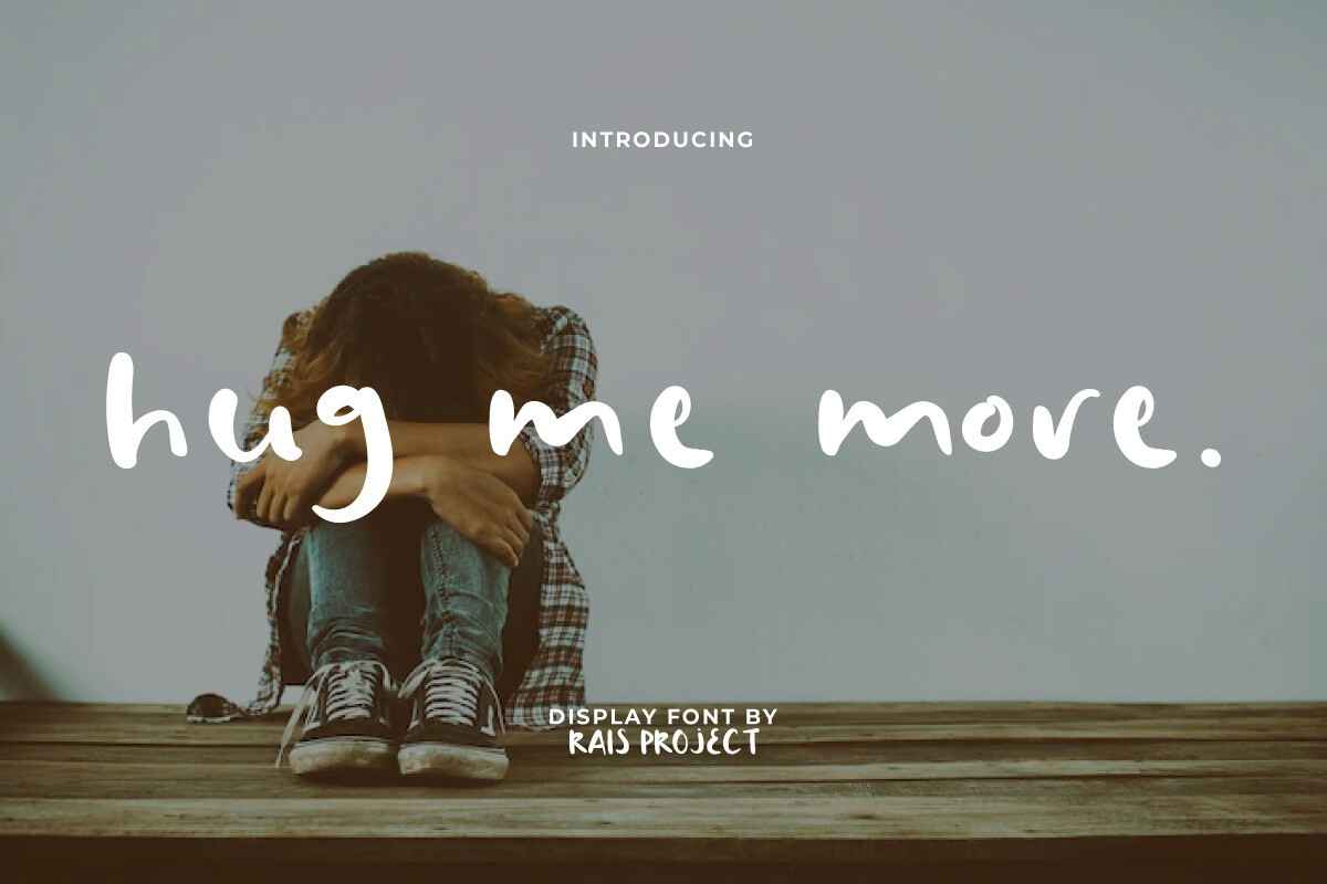 フォント Hug Me More
