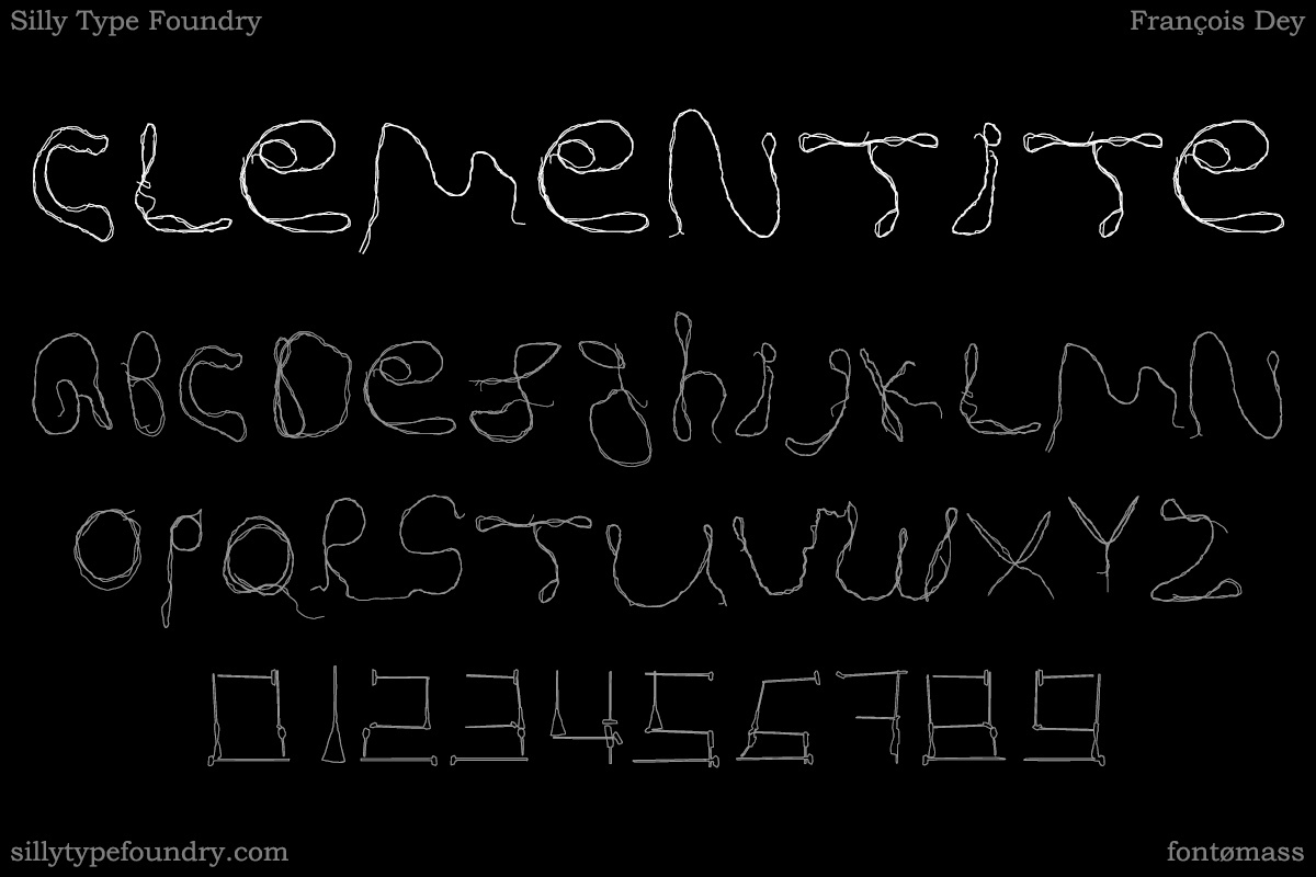 フォント Clementite