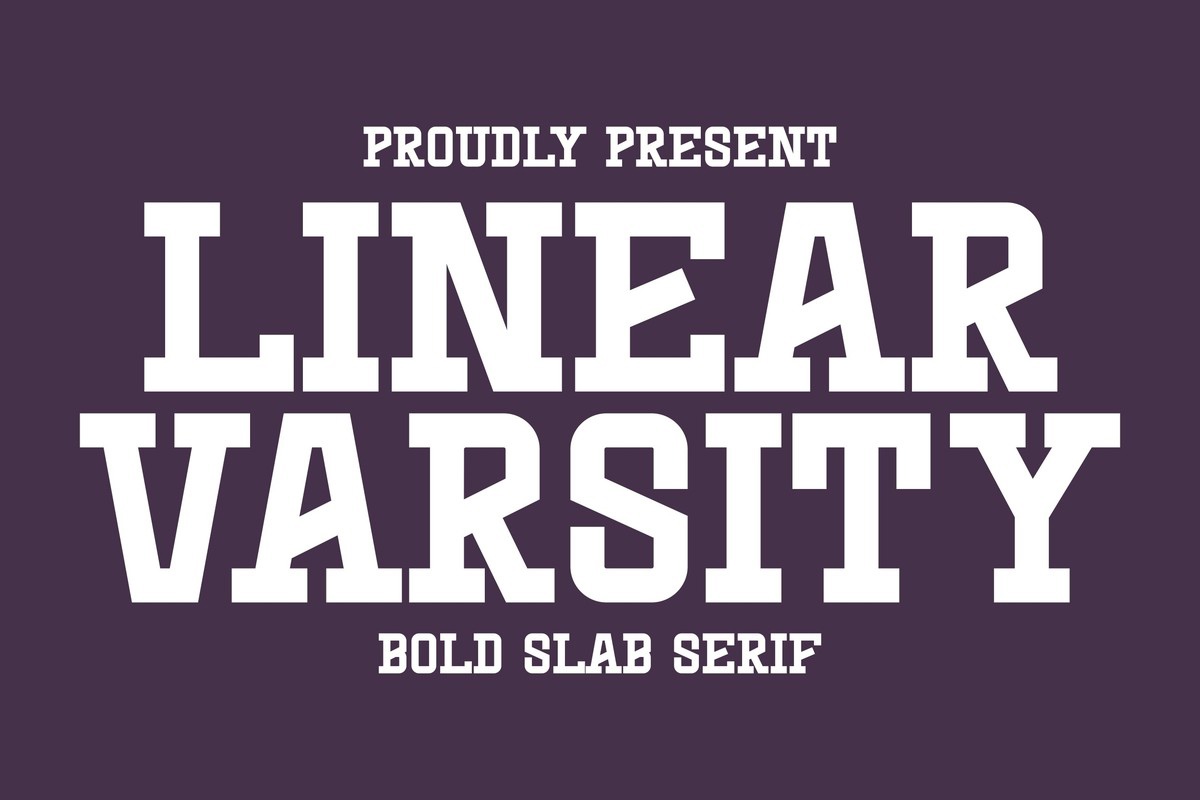 フォント Linear Varsity