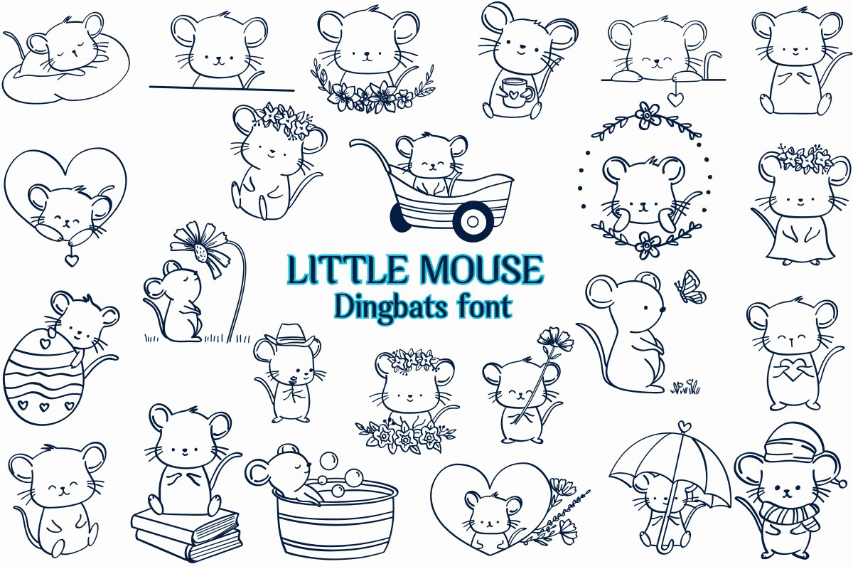 フォント Little Mouse