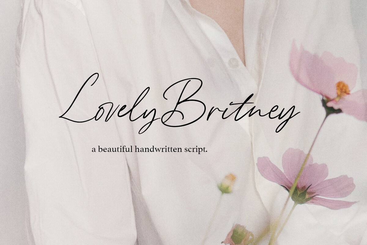 フォント Lovely Britney