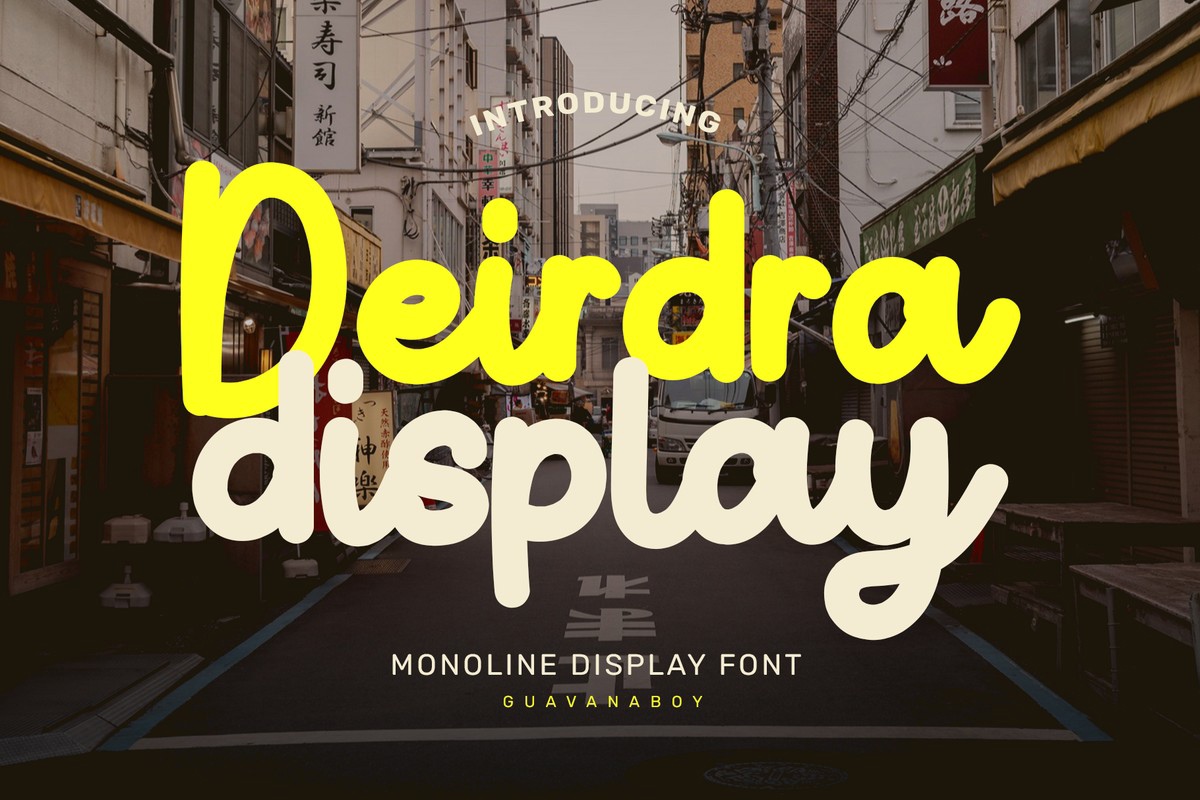 フォント Deirdra